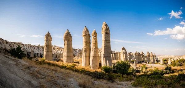 Vista panorâmica do Vale do Amor na Turquia — Fotografia de Stock