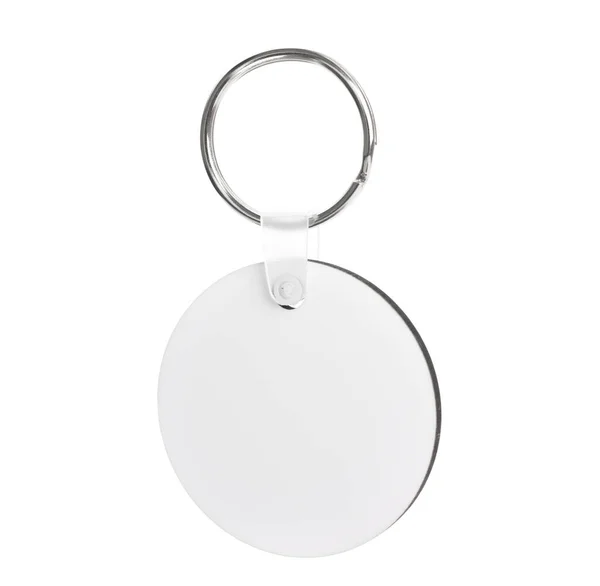 Round shaped white trinket — Stock Photo, Image