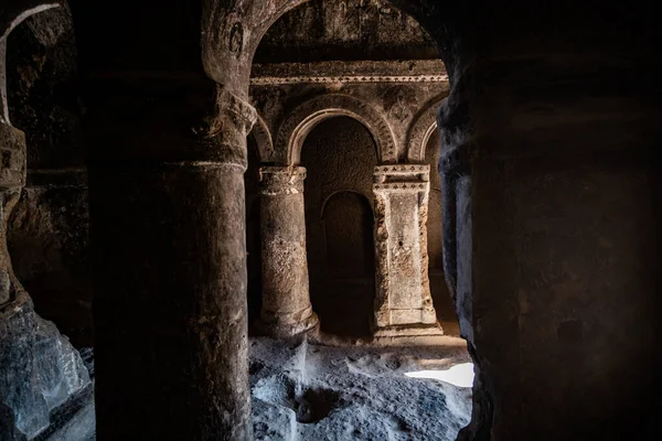 Étonnant monastère Selime en Cappadoce, Turquie — Photo