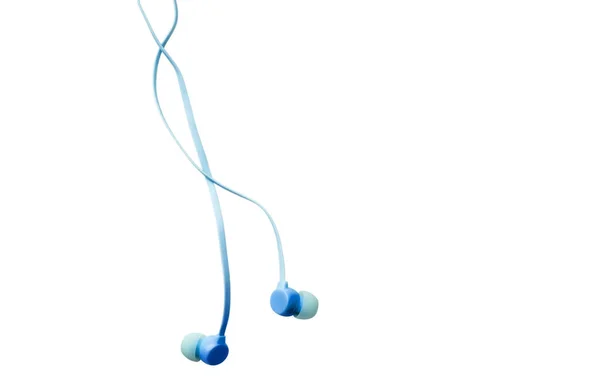 Fones de ouvido digitais no branco — Fotografia de Stock