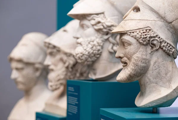 Berlin Germany September 2019 Famous Busts Miltiades Berlin Altes Museum — Stock Photo, Image