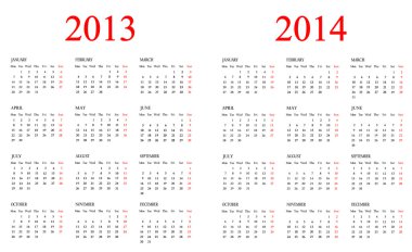 takvimi 2013-2014.