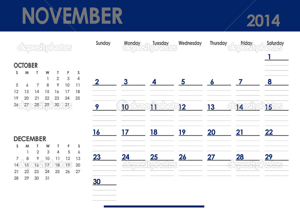2014 年 11 月の月間カレンダー ストック写真 C Pola36 29856997 2014 年 11 月の月間カレンダー ストック写真 C Pola36 29856997