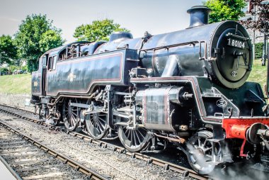 siyah buhar tren dorset