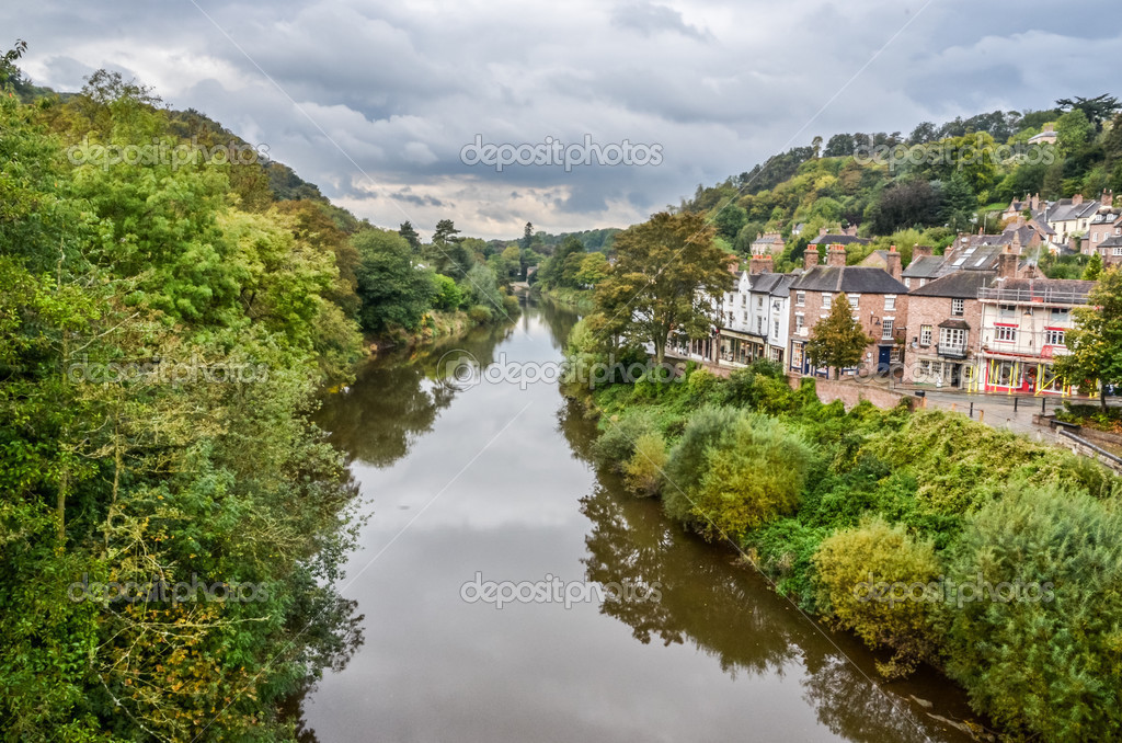 The river Severn at Ironbridge, Shropshire — Stock Photo