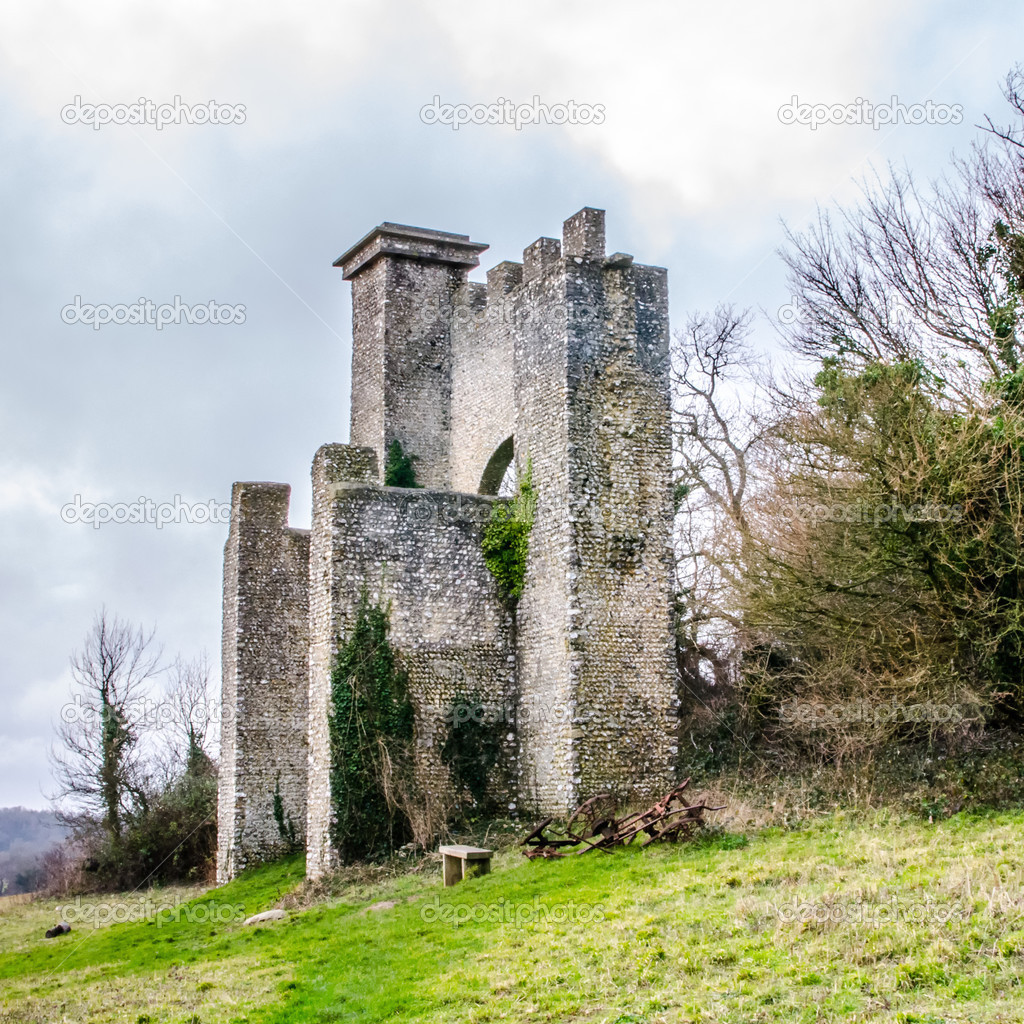 Folly overlooking Slindon West Sussex