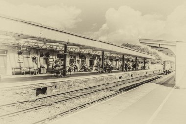 Okehampton demiryolu platformu, vintage etkisi