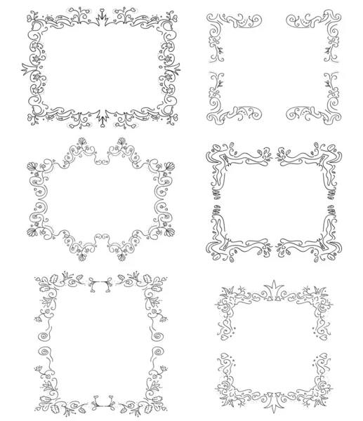 Süs vektör resimlerde çerçeve fotoğraf — Stok Vektör