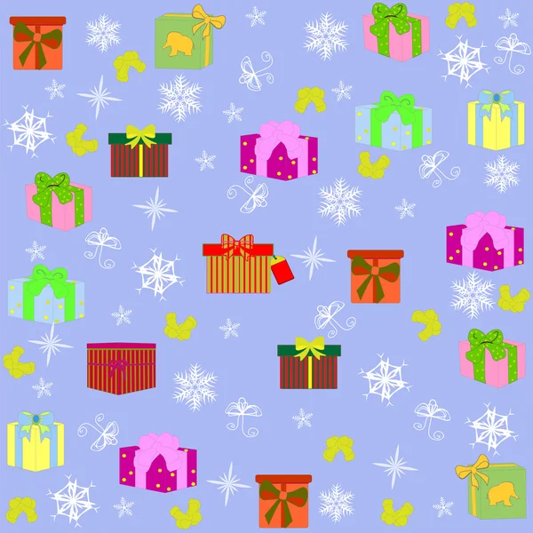 Christmas seamless pattern — Stock Vector