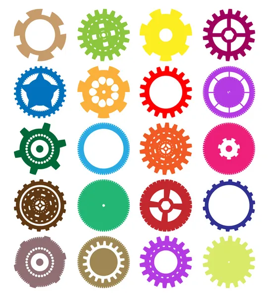 Diseño de fondo colorido industrial — Vector de stock