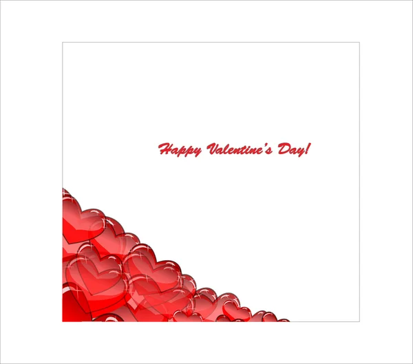 Valentine's Day card vector illustrator — Stock Vector