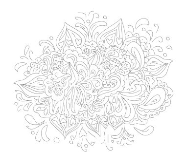 çiçek tasarım öğesi. desen.