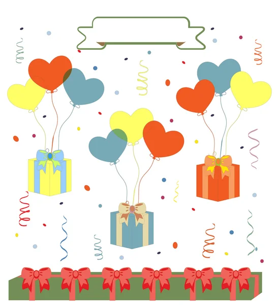 Birthday vector background — Stock Vector