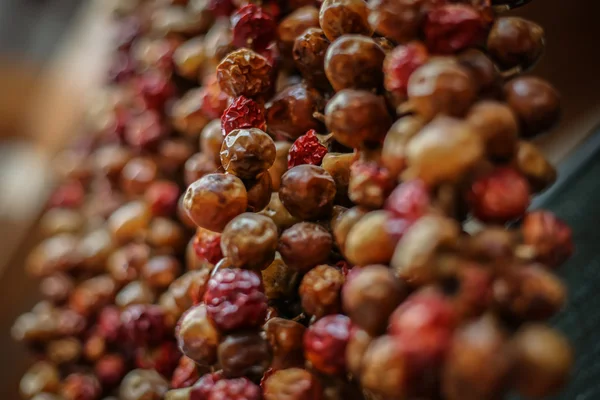 Cuerdas de chiles pequeños — Foto de Stock