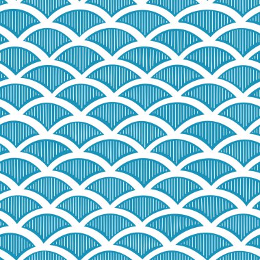 Dikişsiz dalgalar desen