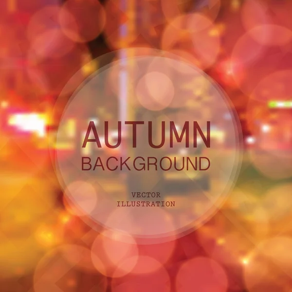 Autumn background — Stock Vector