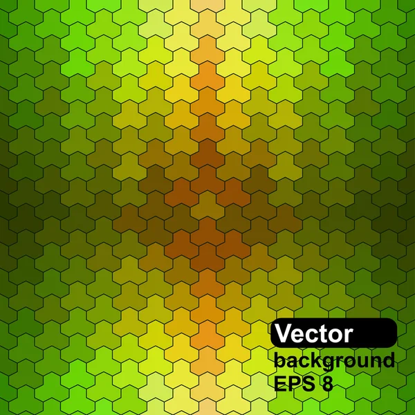 Vektorgeometriskt mönster med geometriska former. — Stock vektor
