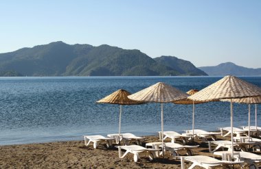 deniz manzara. Sahil rest.