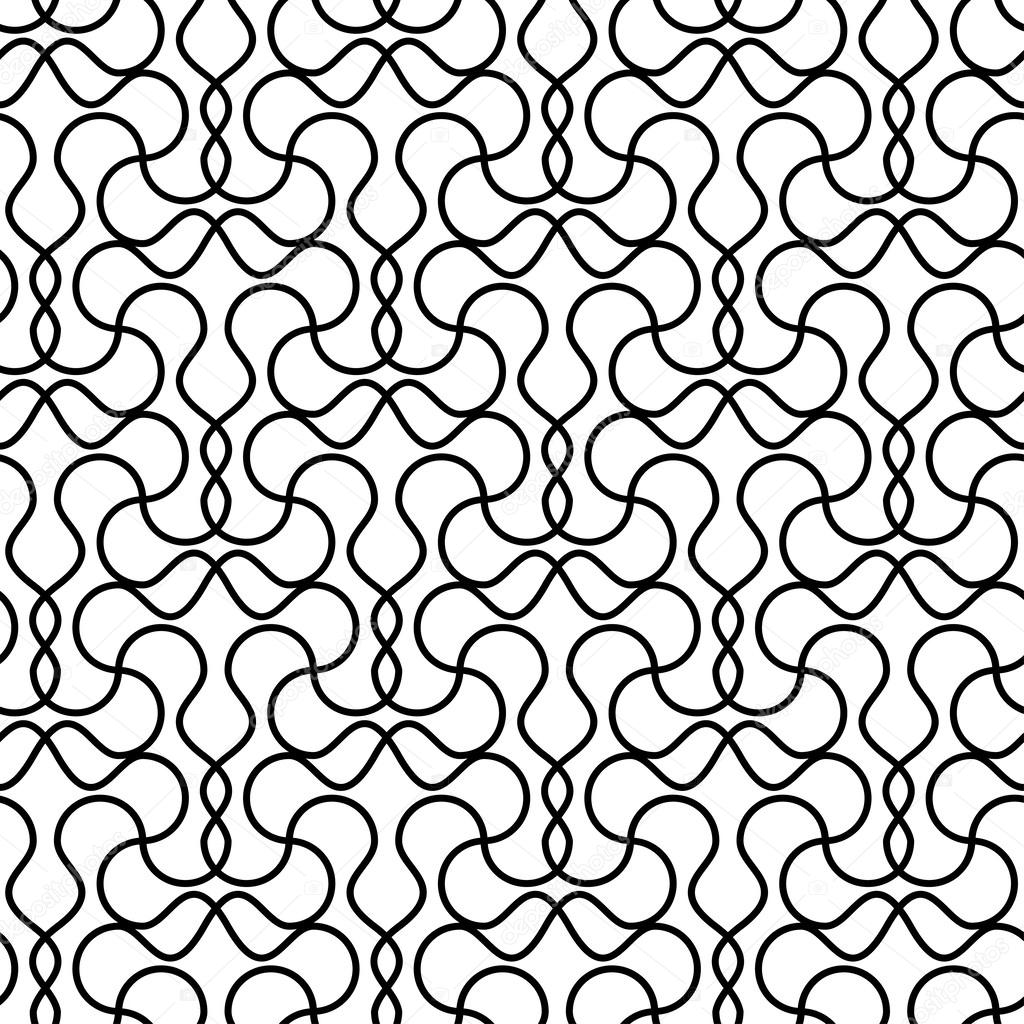 Vector seamless pattern. Repeating geometric texture