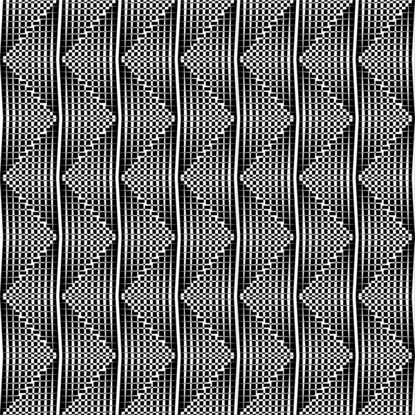 Ένα κομψό μαύρο και άσπρο, διανυσματικό μοτίβο — Διανυσματικό Αρχείο