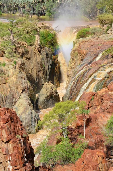 Vattenfall på epupa falls, namibia — Stockfoto