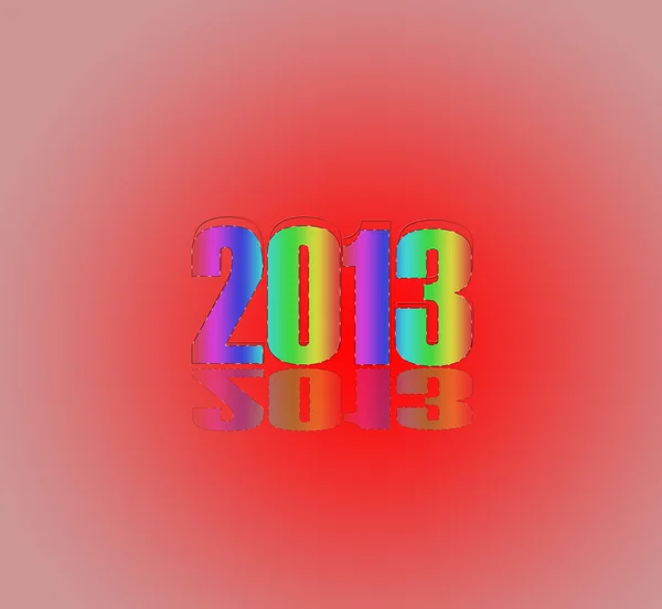 2013 different colors — Stock Photo, Image