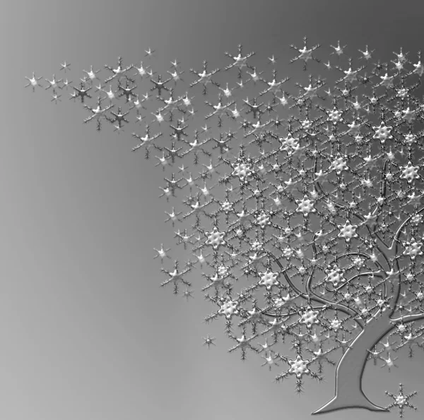 tree with plate stars