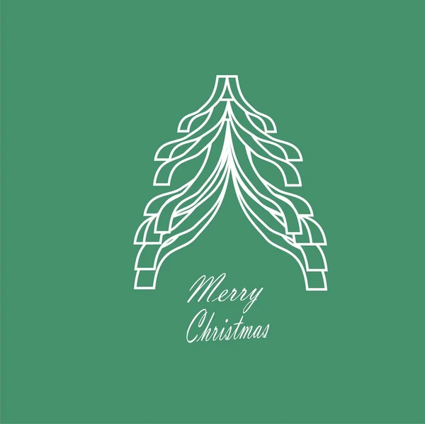 Weihnachtsbaum-Zeichnung — Stockfoto