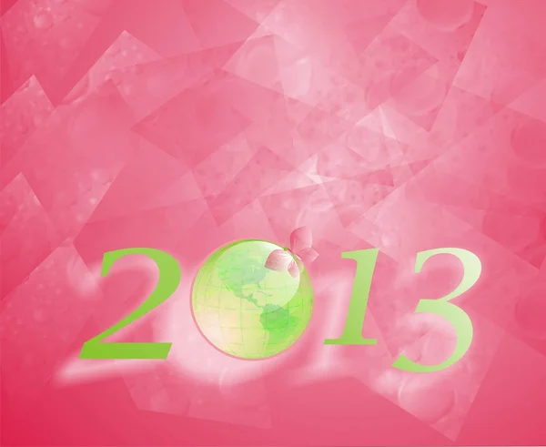 Año nuevo, 2013 planeta tierra, cuidado — Foto de Stock