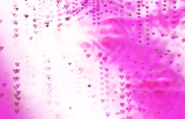 Roze hart — Stockfoto