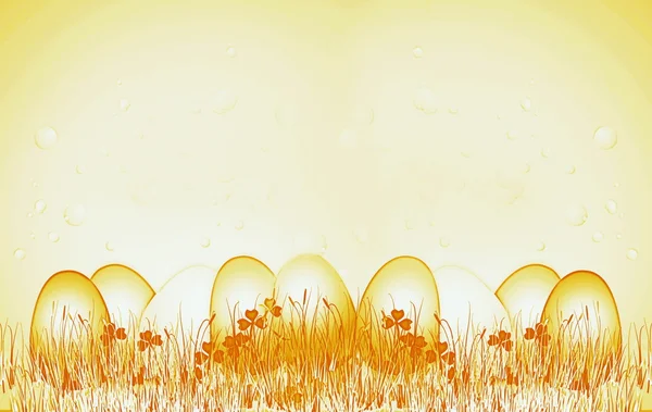 Golden easter on the farm — Stock Photo, Image