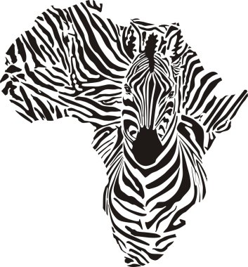 Africa a zebras camouflage