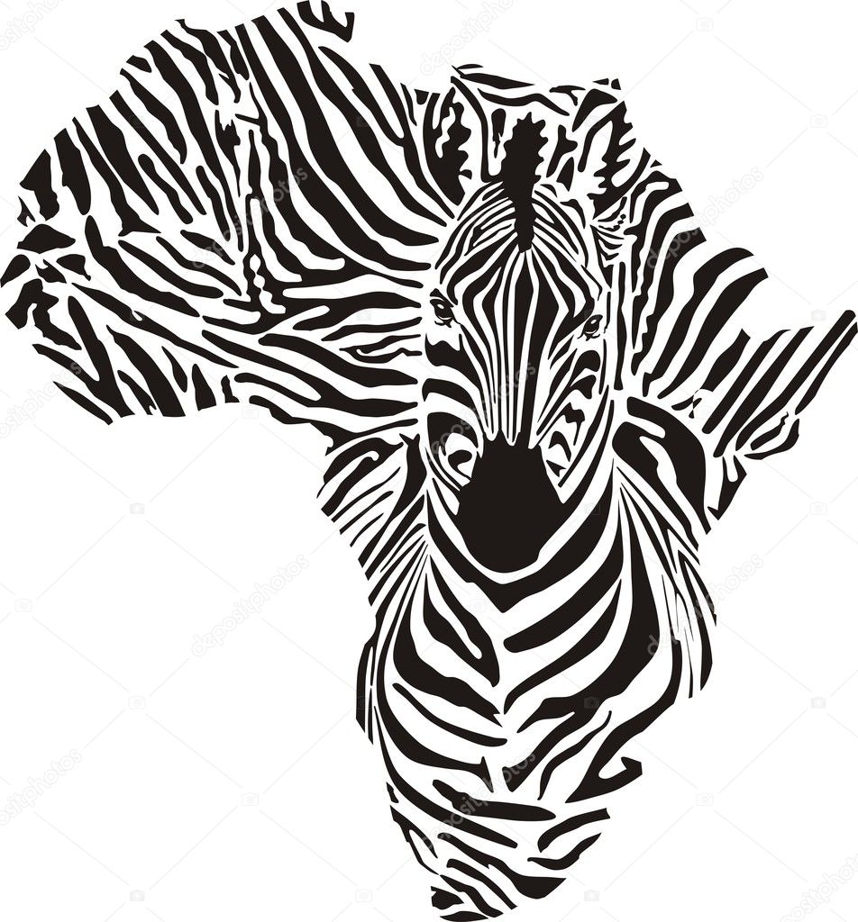 Africa a zebras camouflage