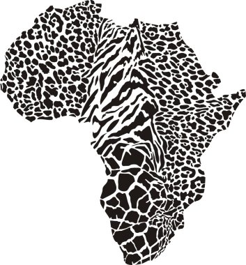 Afrika'da hayvan kamuflaj