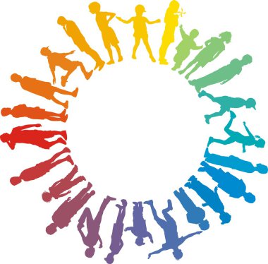 Çocuk rainbow yıldız