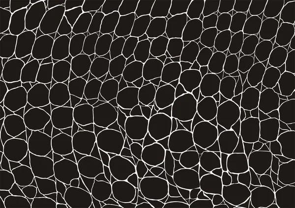 Image of black Crocodile skin texture Royalty Free Stock Illustrations