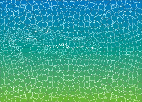 Crocodile abstract background Stock Vector