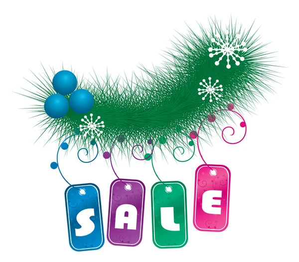 Christmas sale — Stock Vector