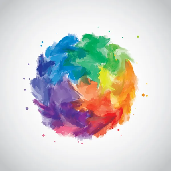 Vector Résumé fond aquarelle — Image vectorielle