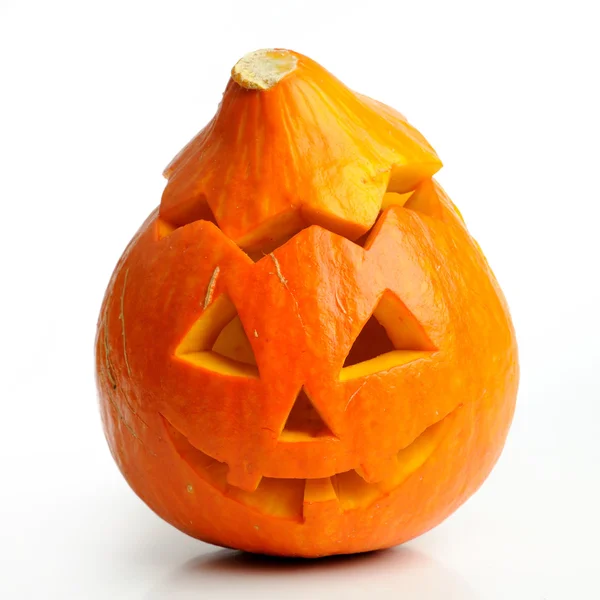 Halloween pompoen jack o'lantern — Stockfoto