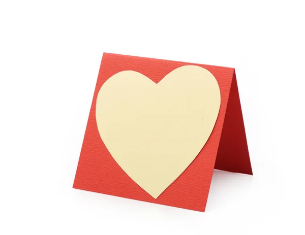 Tarjeta de vacaciones. Corazón para San Valentín . — Foto de Stock