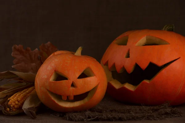Strašidelné halloween pumpkin jack-o lucernou — Stock fotografie