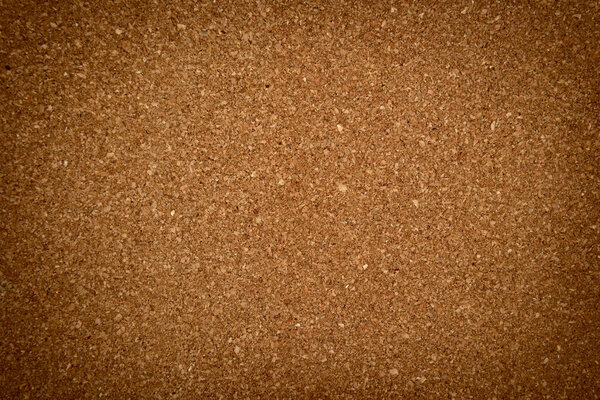 Pressured cork panel texture