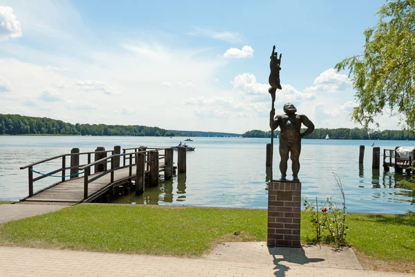 Neptune on Scharmutzelsee — Stock Photo, Image