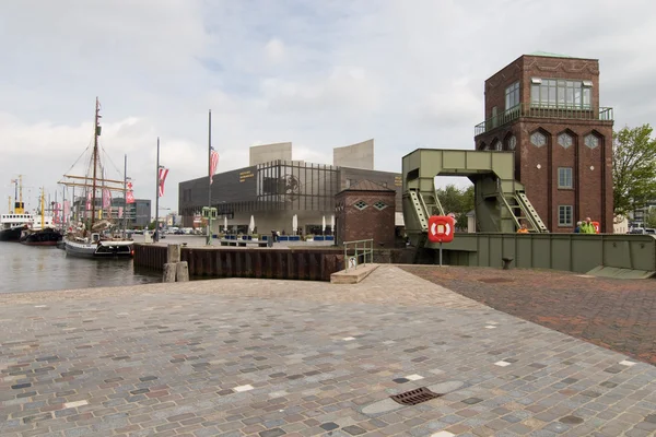 Hafenszene Bremerhaven — Stockfoto