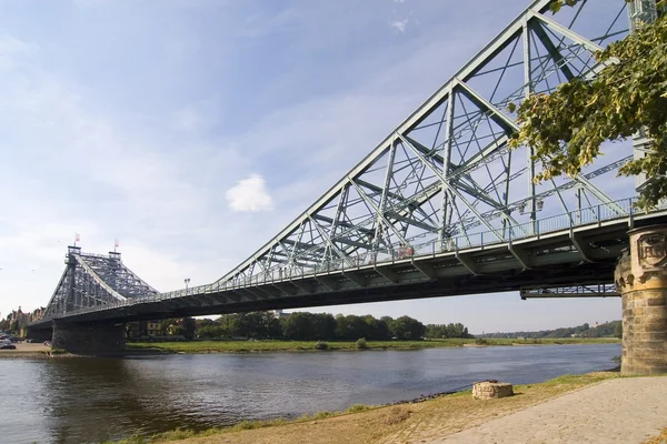 Elbbrücke Dresden — Φωτογραφία Αρχείου