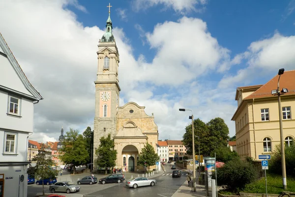 Georgenkirche 午前マルクト — ストック写真