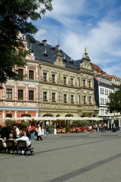 Stadthäuser in Erfurt — Stock Photo, Image