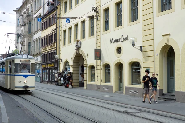 Marktstraße Erfurt — Stock Photo, Image