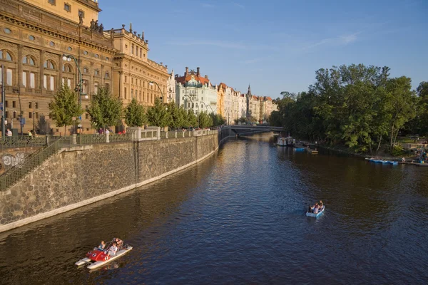 Prager ufer — Stock fotografie